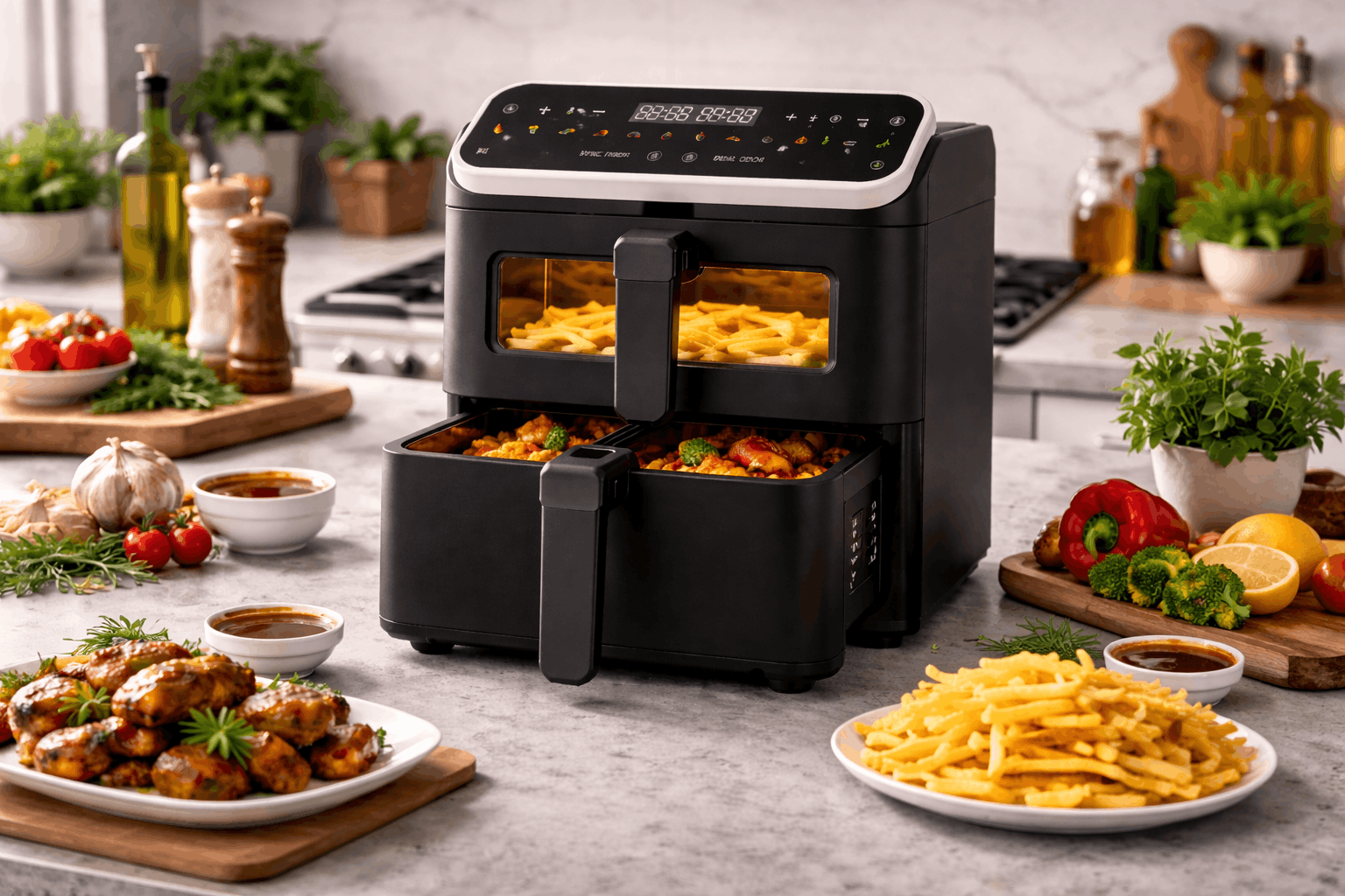 Friteuse Sans Huile TECHWOOD CS-9011 11.2L - Noir